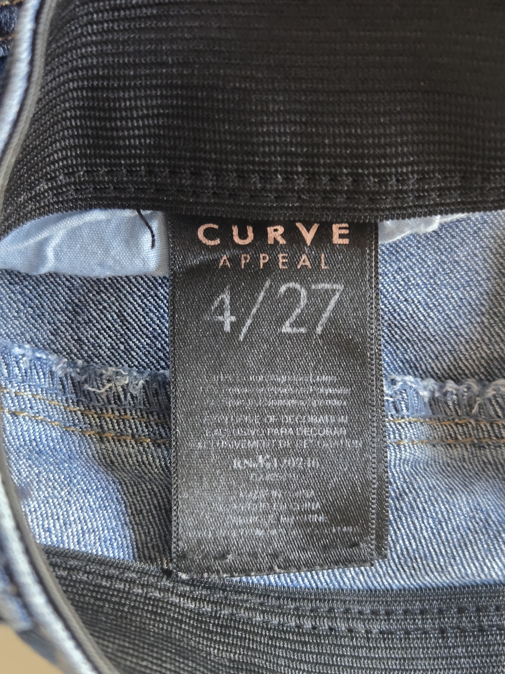 Curve Appeal High Rise Comfort Comfort Waist Skinny Jeans- AS IS - Picture 10 of 14